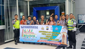 Di BRI Pasuruan, Ada Sosialisasi Millennial Safety Festival.