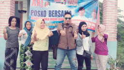 Bentuk Posko Bersama ARJ di Pandaan, Achmad Garad Diminta Bantuan Bentuk Kampung Jokowi Oleh Mantan Korban Lapindo.