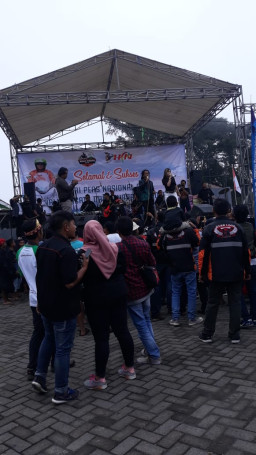 Ada Sodik Monata, di Peringatan HPN 2019 PWI Pasuruan.