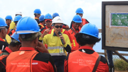 Pokmas Wisata Pulau Merah, Kunjungi Area Tambang PT. BSI