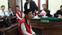 Pukul Tentangga Hingga Memar Dahinya, Rusyanto di Tuntut 9 Bulan Kurungan.