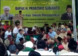 Video Prabowo Ngambek di Sumenep, Beredar Viral