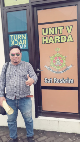 Garad Datangi Polres Sidoarjo, Terkait Dugaan Penyerobotan Tanah Milik Agus Winaryo.