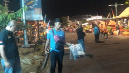 Usai Gapura PJB Roboh, Polisi Ambil Sample Bahan Gapura Yang Memakan 5 Korban.