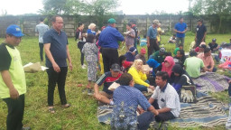 Warga Wiyung Berterima Kasih Pada, Haris Purwoko Ketua MPC Pemuda Pancasila Surabaya.