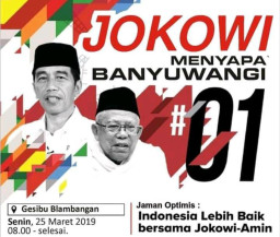 Pagi Ini, Capres Jokowi Kampanye Akbar di Banyuwangi.