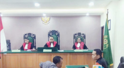 Darmawan Terdakwa Perusak APK, di Tuntut JPU 4 Bulan dan Denda Rp. 5 Juta