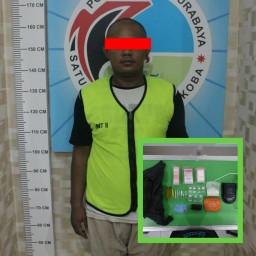 Simpan Puluhan Gram Sabu, Arek Wonorejo di Ringkus Polisi.