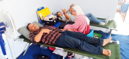 Aliansi Indonesia Cabang Banyuwangi Bersama PMI dan KDS, Gelar Aksi Donor Darah.
