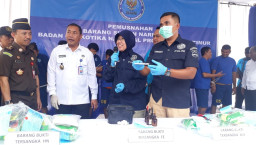 BNNP Jatim Musnahkan Sabu Seberat 22 Kg, Hasil Sitaan Dari Jaringan Madura-Aceh.