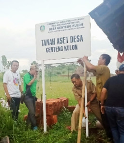 Rebutan Tanah Kas Desa, 2 Desa di Kecamatan Genteng Gegeran.