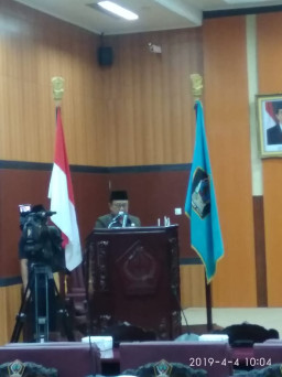 Dalam LKPJ Bupati Blitar Sampaikan, Pembangunan Infra Struktur Ada Peningkatan.