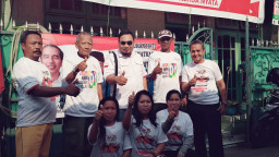 Kampanyekan Capres No. 01. Di Perak Surabaya, KRM Diwaduli Status Tanah.