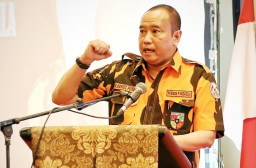 Tolak People Power, Pemuda Pancasila Surabaya Ajak Masyarakat Hormati Keputusan KPU.
