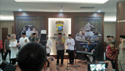 Muspida Jatim Buka Puasa Bersama Bem dan Okp, di Mapolda Jatim.