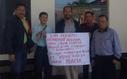 LSM Bersatu Lapokan PT. Indah Karya, Ke Polres Bondowoso.