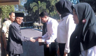 266 CPNS Terima SK Percobaan Selama 1 Tahun, Dari Bupati Bondowoso.