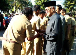 Hari Pertama Kerja, Kehadiran ASN Pemkab Bondowoso Hampir 100 Persen.