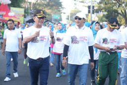 Forkopimda Kabupaten Pasuruan Bersama 3500 Warga, Deklarasi Anti Kerusuhan Paska Pemilu 2019