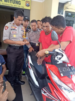 Puluhan Kali Beraksi, 2 Residivis Curanmor di Bekuk Polisi.
