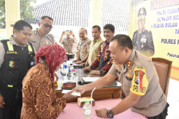 Urkes Bagsumda Polres Pasuruan Kota, Kembali Gelar Bhaksos Pengobatan Gratis.