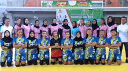 Tim Bola Voli Putri Bondowoso Lolos 16 Besar, di Porprov Jatim VI.
