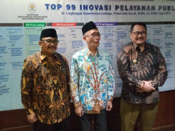 Bupati dan Wakil Bupati Bondowoso, Paparkan Inovasi Pelayanan Publik di Kemen Pan RB Jakarta.