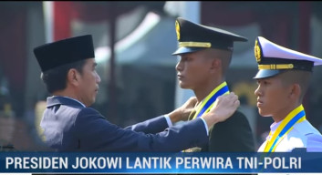 Fajar M. Al Faruq Lulusan Terbaik Akmil Asal Bondowoso, Terima Penghargaan Bintang Adhi Makayasa 2019 Dari Presiden Jokowi.