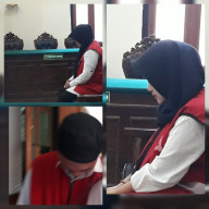 Gugurkan Kandungan Hasil Hubungan Gelap, Sepasang Kekasih Jalani Sidang di PN. Surabaya.