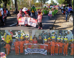 Camat Rian Apresiasi Pawai Topi Hias 12 TK Dan 18 KB, se Kecamatan Klabang.