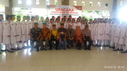 Dispora Gelar Perpisahan Dengan, Panitia Paskibraka Banyuwangi 2019