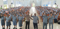 60 Pelajar Slapur Purwodadi Asal Papua, Nyatakan Sikap Cinta NKRI.