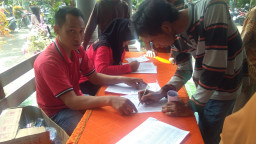 Sosialisasi Program "Sedekah Sayang" Dana ADD Tahun 2019 Desa Kembritan.