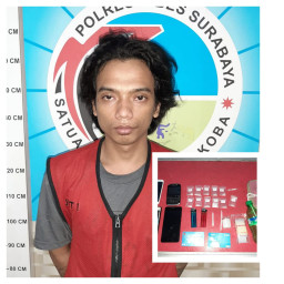 Pengedar Sabu Pucangan, Diringkus Satnarkoba Polrestabes Surabaya.