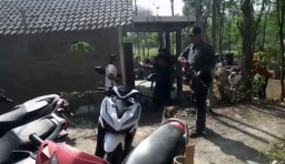Plososari Di Obok-Obok Resmob Polresta Pasuruan, Belasan Motor Hasil Curian Diamankan.