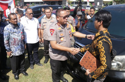 Polda Jatim, Gebyar Expo Barang Bukti Curanmor.