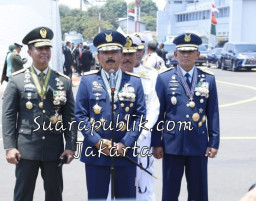Panglima TNI: Pesawat Terbang Tanpa Awak CH-4 Bermanuver, Disaksikan Presiden Jokowi di Hut Tni RI ke 74.