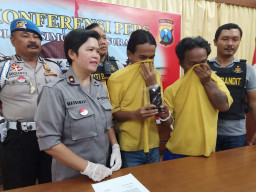 Spesialis Pencuri Barang Elektronik, Keok di Tangan Polsek Simokerto.