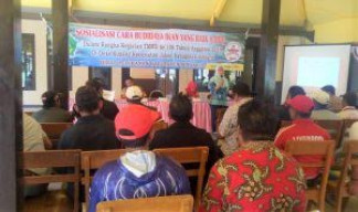 Dinas Perikanan Sidoarjo, Gelar Sosialisasi Budidaya Ikan Nila.