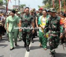 Kasad Jendral TNI Andika Perkasa Tutup Tmmd ke 106 Tahun 2019, di Lapangan Desa Gubug Tabanan Bali.