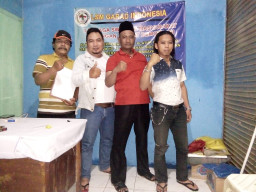 Optimis Maju Cawali Independen, Usman Hakim Perkuat Jaringan Di Kelompok Masyarakat dan RT-RW