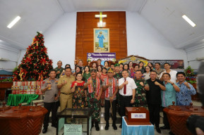 Kapolri Bersama Panglima TNI, Cek Kesiapan Natal Dan Tahun Baru di Manado.