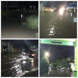 Dukuh Kupang Timur I, Dataran Tinggi Yang Kebanjiran Akibat Pekerjaan Ngawur Dinas Terkait.