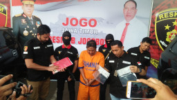 Tim Jogoboyo Ditreskrimum Polda Jatim, Bekuk Penadah Kendaraan Bermotor R4.