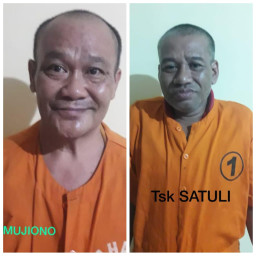Digrebek Polsek Pabean Cantikan Saat Nyabu, 2 Kakek-Kakek Ini Mendekam di Sel Mapolsek.