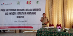 Program CSR 2020 Pertamina Aceh Tamiang, Disiapkan Untuk Partisipasi Pada Kaum Disabilitas. 