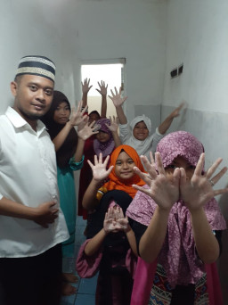 Santri TPQ Padi Wojo II Surabaya, Lawan Covid 19.