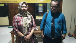 Masih Sidang Gono-Gini, Wanita Ini Jadi Tersangka di Polsek Sugio Lamongan.