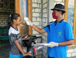 Cegah Penyebaran Wabah Corona, Ini Yang Dilakukan Pemdes Karangsemanding.