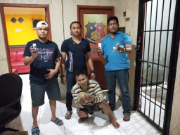 Satreskrim Polres Gresik, Amankan Penjudi Togel.